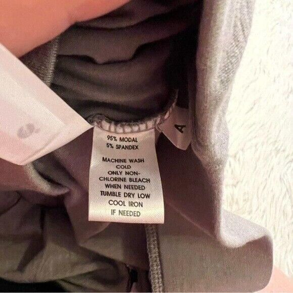 Loft Mini Skirt A-Line Gray Ruffle - Picture 11 of 11